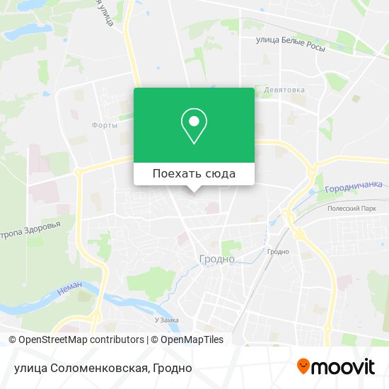 Карта улица Соломенковская