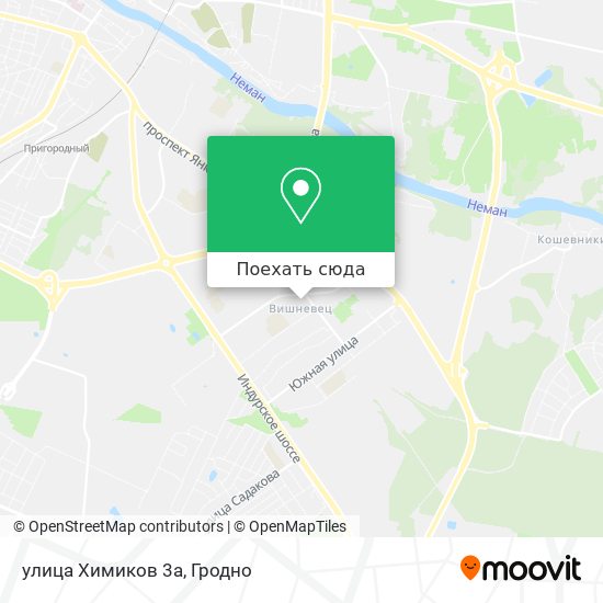 Карта улица Химиков 3а