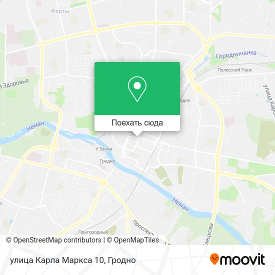 Карта улица Карла Маркса 10