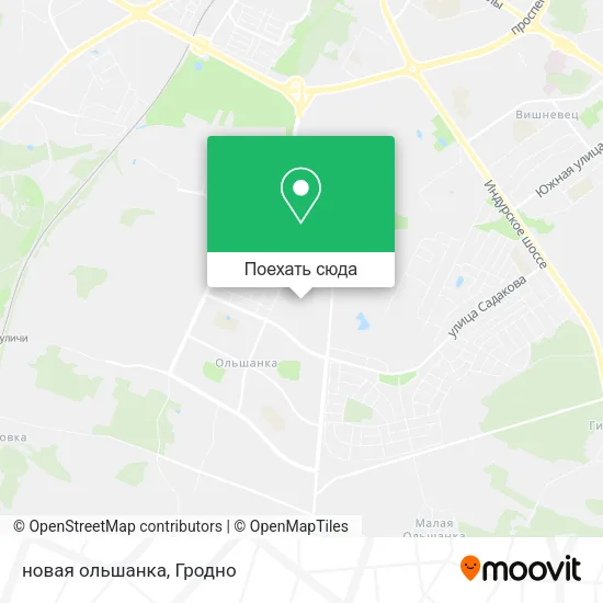 Карта новая ольшанка