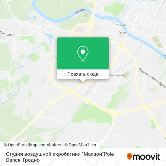 Карта Студия воздушной акробатики "Махаон"Pole Dance