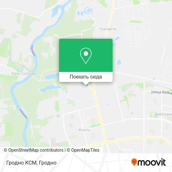 Карта Гродно КСМ