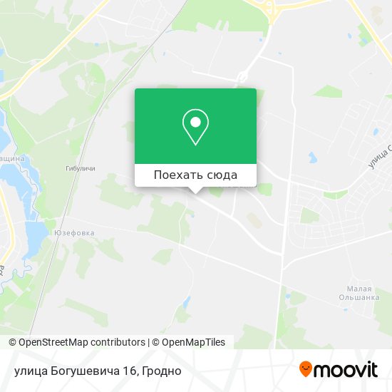 Карта улица Богушевича 16