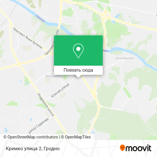 Карта Кремко улица 2