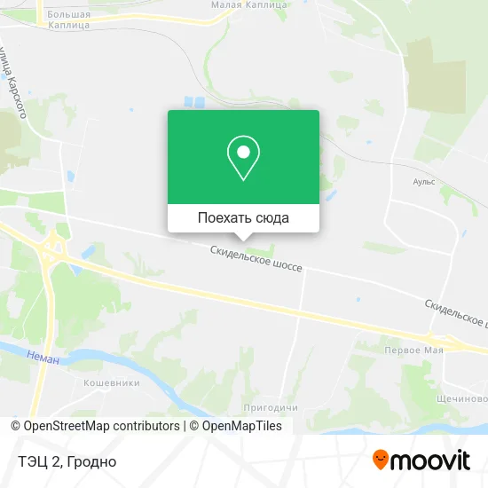 Карта ТЭЦ 2