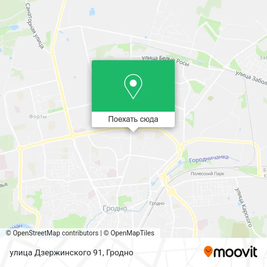 Карта улица Дзержинского 91