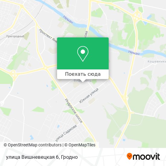 Карта улица Вишневецкая 6