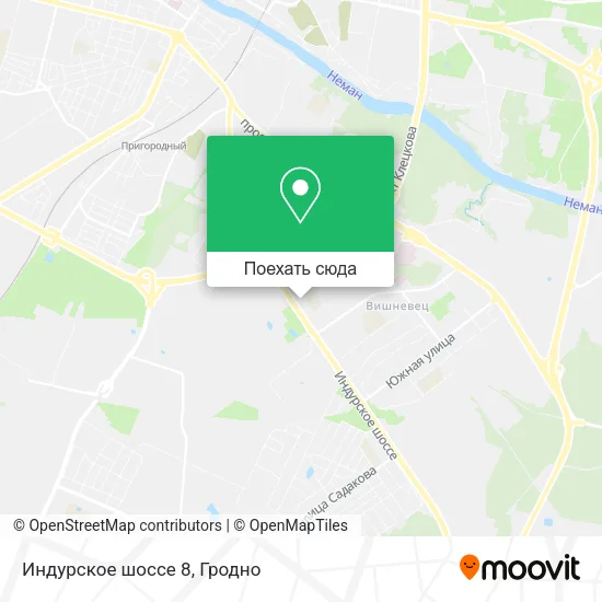 Карта Индурское шоссе 8