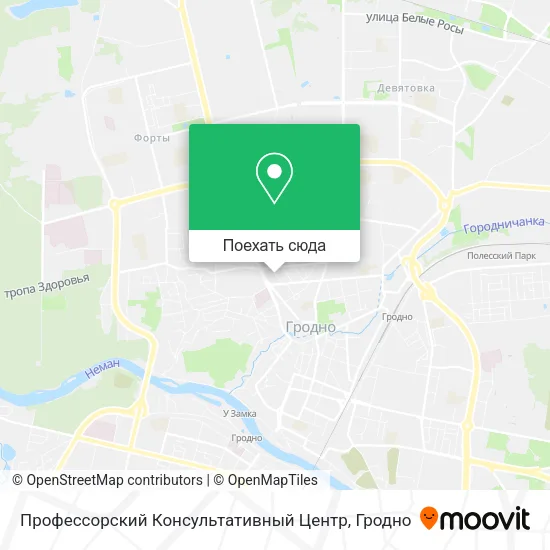 Карта Профессорский Консультативный Центр