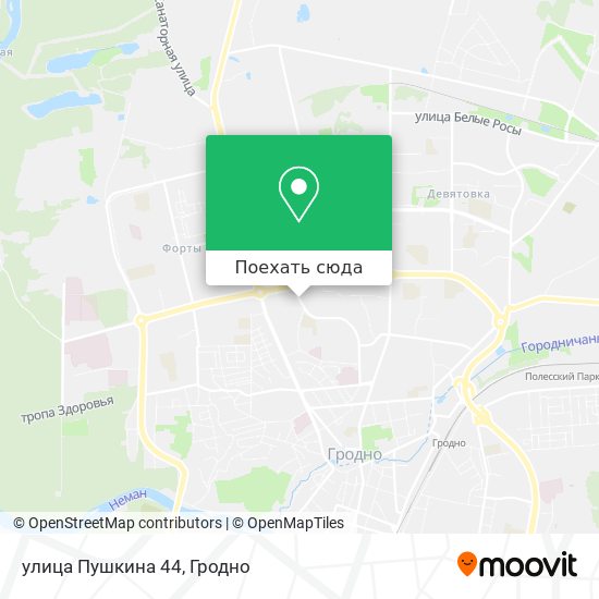 Карта улица Пушкина 44