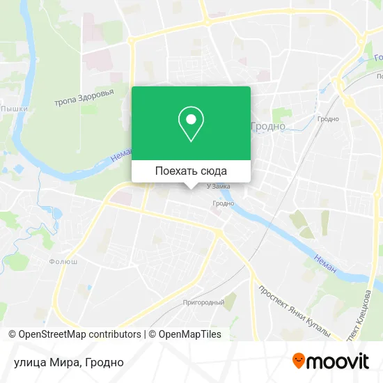 Карта улица Мира