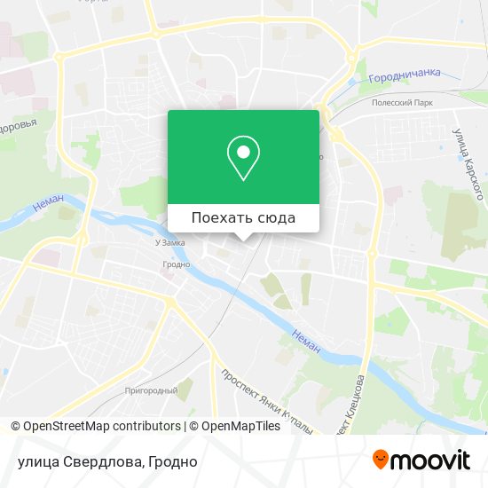 Карта улица Свердлова