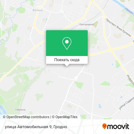 Карта улица Автомобильная 9