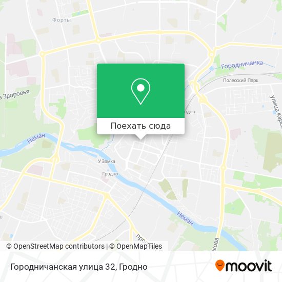 Карта Городничанская улица 32