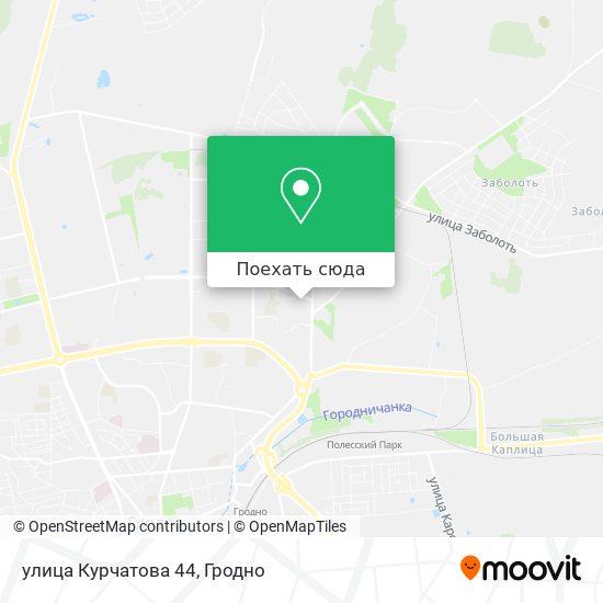 Карта улица Курчатова 44