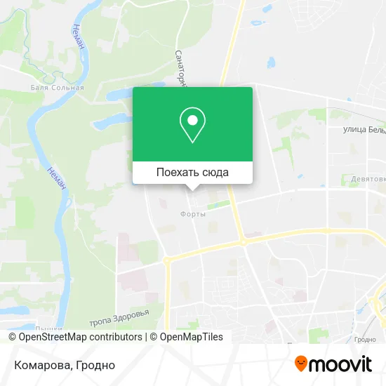 Карта Комарова