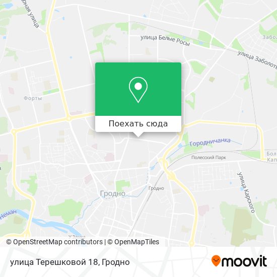Карта улица Терешковой 18