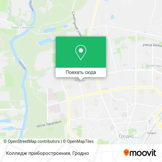 Карта Колледж приборостроения
