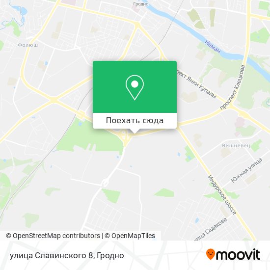 Карта улица Славинского 8