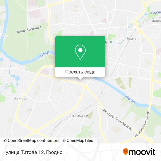 Карта улица Титова 12
