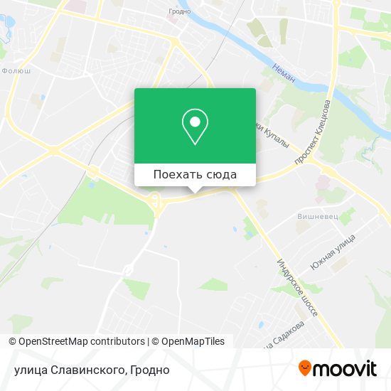 Карта улица Славинского
