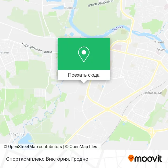 Карта Спорткомплекс Виктория