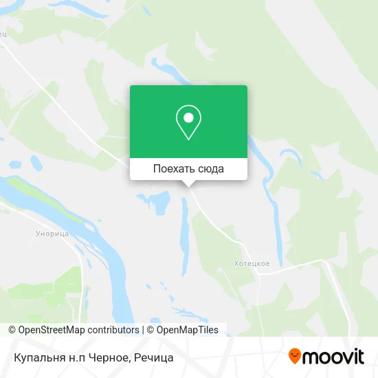 Карта Купальня н.п Черное