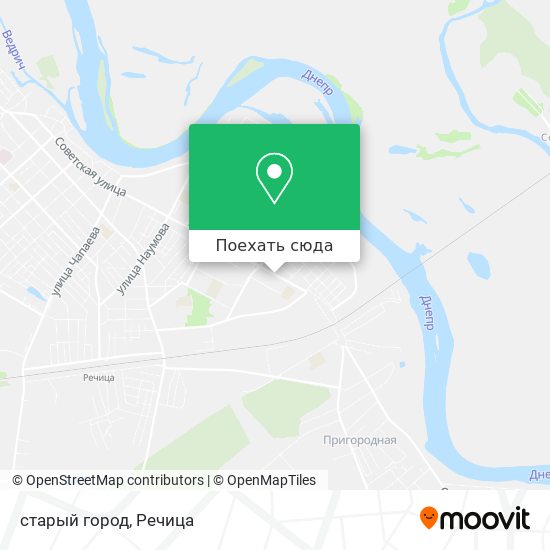 Карта старый город