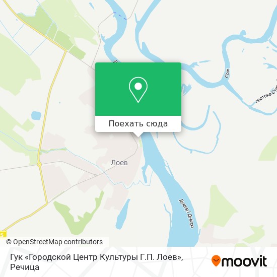 Карта Гук «Городской Центр Культуры Г.П. Лоев»