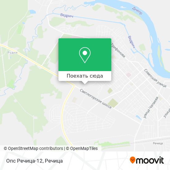 Карта Опс Речица-12