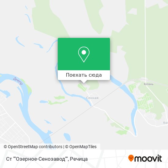 Карта Ст ""Озерное-Сенозавод""