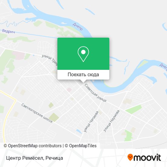 Карта Центр Ремёсел