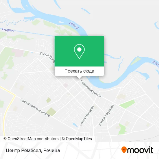 Карта Центр Ремёсел
