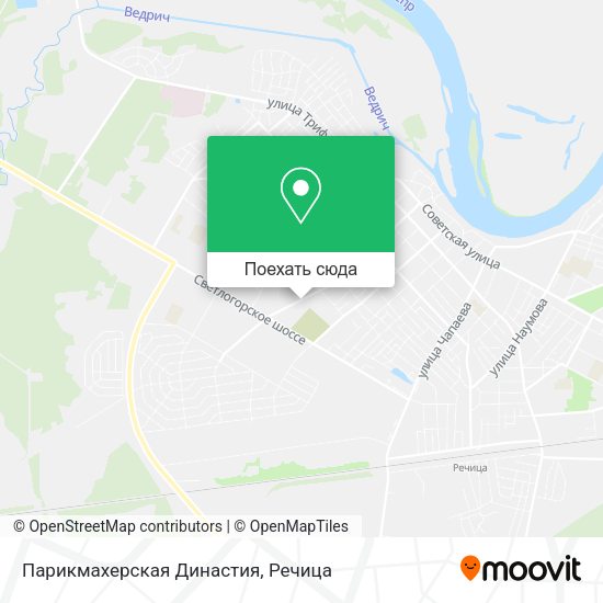 Карта Парикмахерская Династия