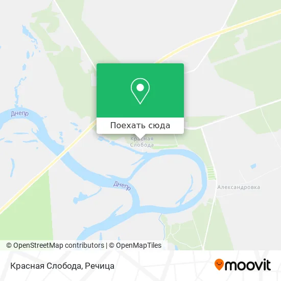 Карта Красная Слобода