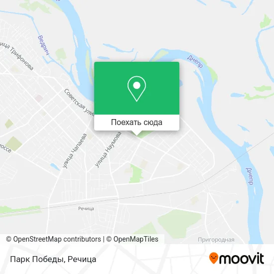 Карта Парк Победы
