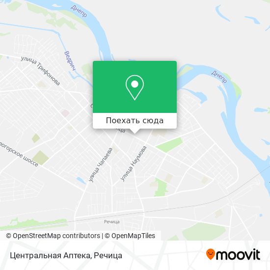 Карта Центральная Аптека