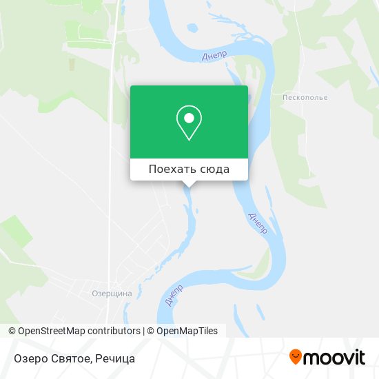 Карта Озеро Святое