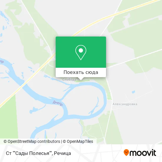 Карта Ст ""Сады Полесья""