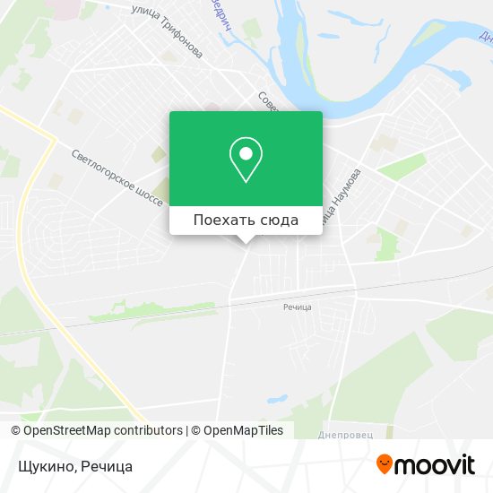 Карта Щукино