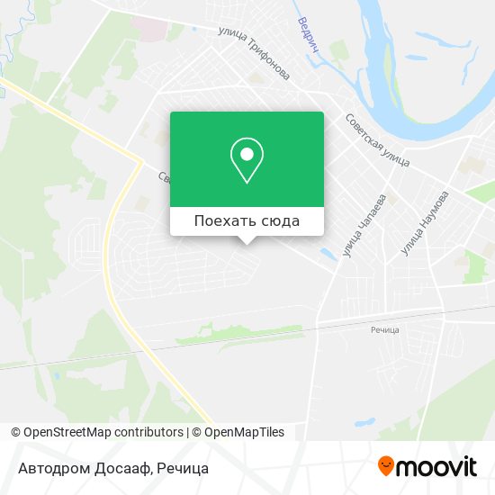 Карта Автодром Досааф