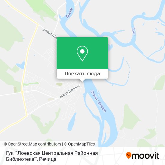 Карта Гук ""Лоевская Центральная Районная Библиотека""
