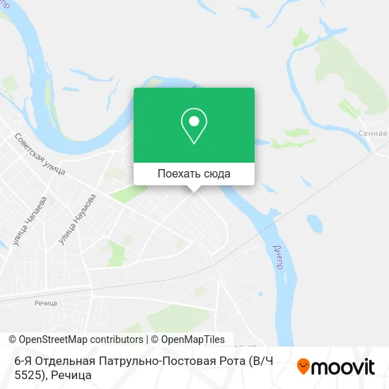 Карта 6-Я Отдельная Патрульно-Постовая Рота (В / Ч 5525)