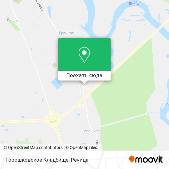 Карта Горошковское Кладбище