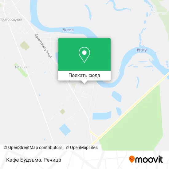 Карта Кафе Будзьма
