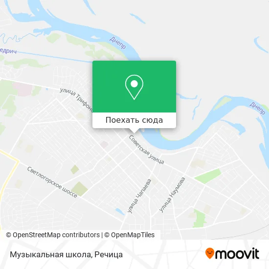 Карта Музыкальная школа