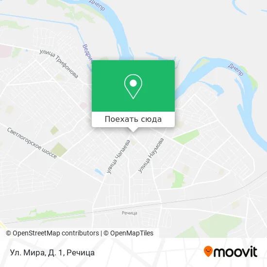 Карта Ул. Мира, Д. 1