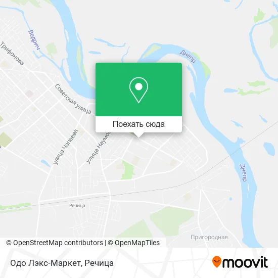 Карта Одо Лэкс-Маркет