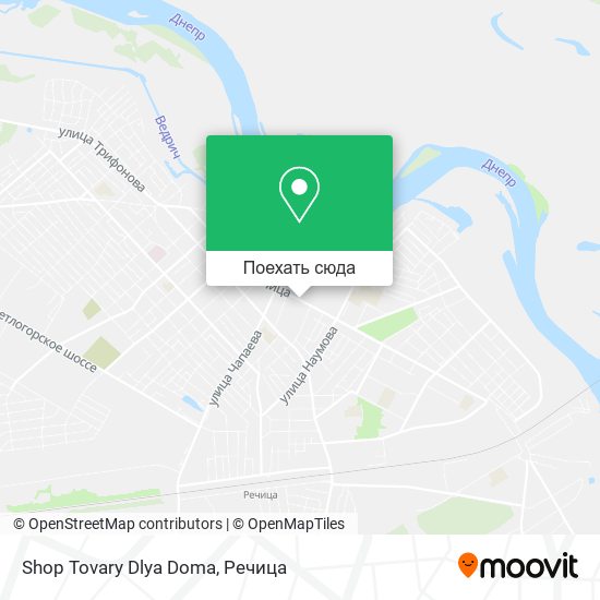 Карта Shop Tovary Dlya Doma
