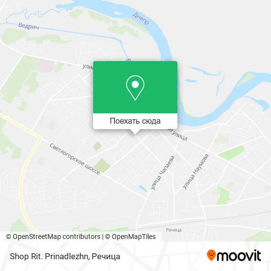Карта Shop Rit. Prinadlezhn